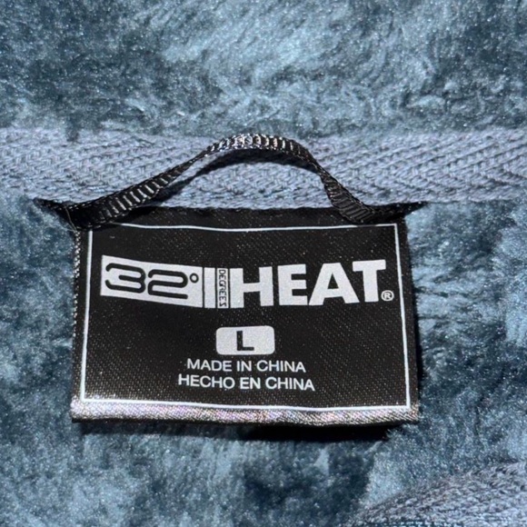 32 Degrees Heat Fleece Jacket in Deep Blue - Picture 3 of 3